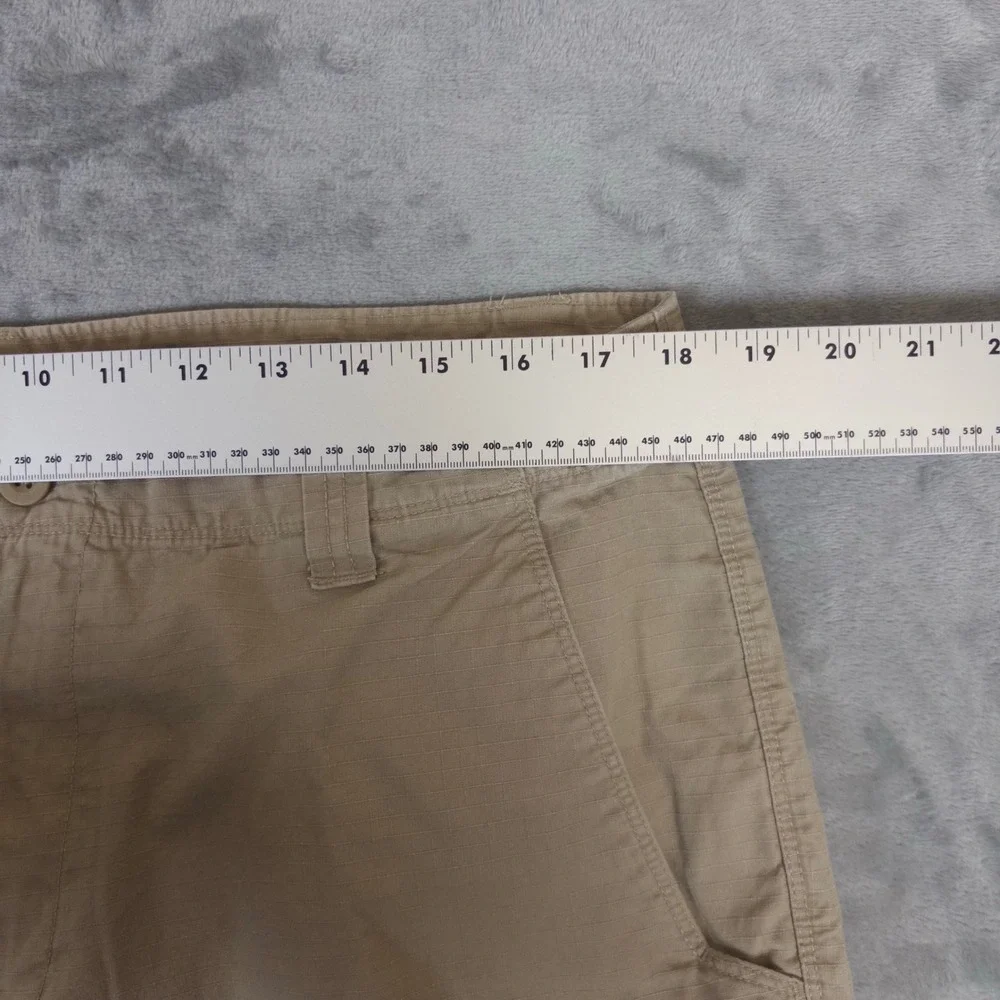 The North Face Rainier Surplus Shorts Mens 36 Khaki Tan Cargo Ripstop Hiking